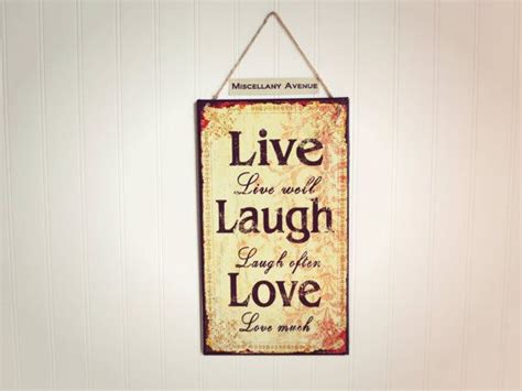 Live Love Laugh Wall Decor / Love Decor / Live by MiscellanyAvenue, $21 ...