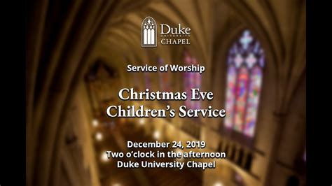 Christmas Eve Childrens Service Youtube