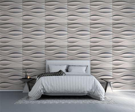 wave pvc wall panel set   articture