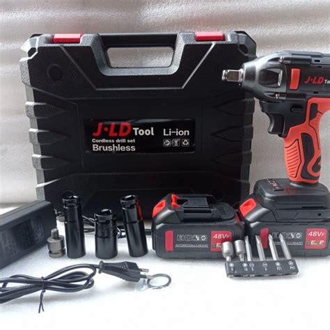 Jual Pembuka Baut Impact Wrench Bor Cordless Type Vf Baterai Jld