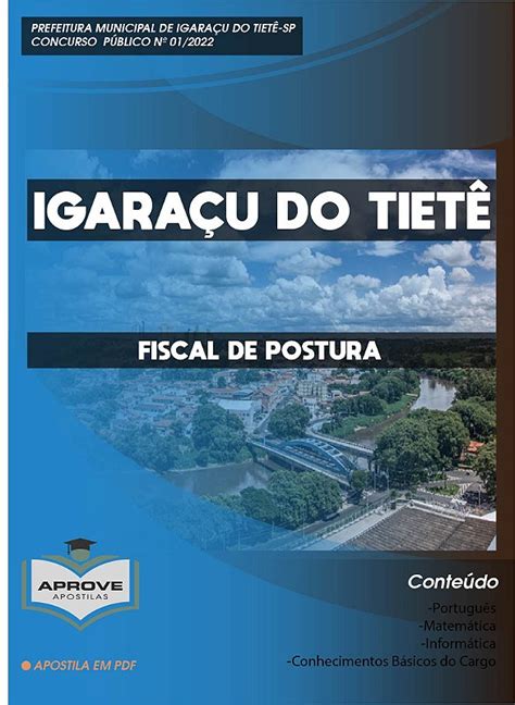 Apostila Igara U Do Tiet Fiscal De Postura Aprove Apostilas