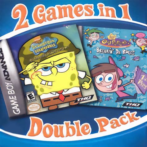2 Games In 1 Double Pack SpongeBob SquarePants The Battle For Bikini Bottom And Fairly