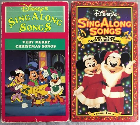 Disney Sing Along Songs Twelve Days Christmas Vhs Video Tape Buy | The ...