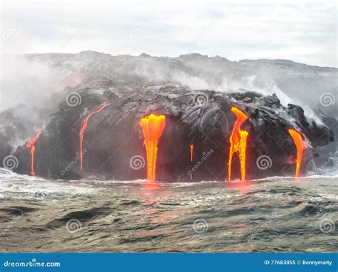 Parco Nazionale Dei Vulcani Delle Hawai Immagine Stock Immagine Di