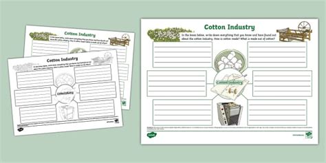 Cotton Industry Mind Map Lehrer Gemacht Twinkl