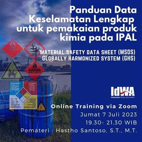 Memahami Ghs Msds Dalam Pengolahan Air Bersih Pengolahan Air Limbah