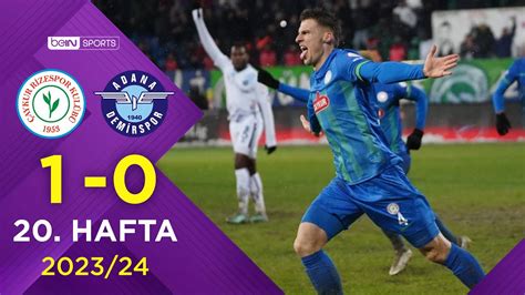 Çaykur Rizespor 1 0 Yukatel Adana Demirspor 20 Hafta Trendyol