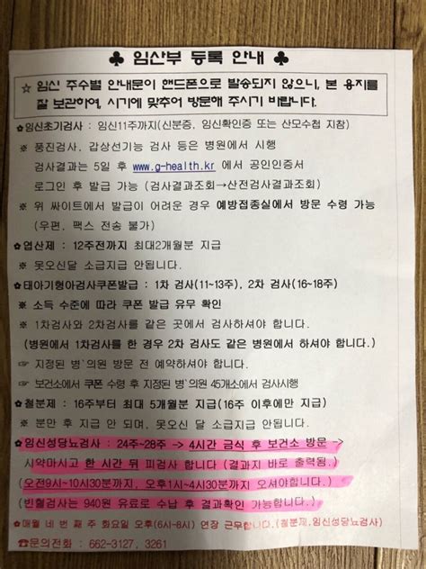 대구 동구 보건소 임산부 혜택 정리 임신초기검사임산부 엽산 철분제 기형아 검사쿠폰 임당검사 네이버 블로그