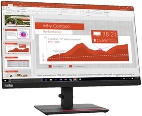 Lenovo Thinkvision T24i 20 23 8 Full Hd Wled Lcd Monitor 16 9 Raven Black