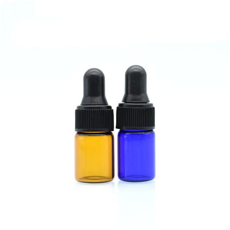 Mini Blauw Amber 2ml 5ml 3ml 1ml Clear Kleine Glazen Flacon Flessen