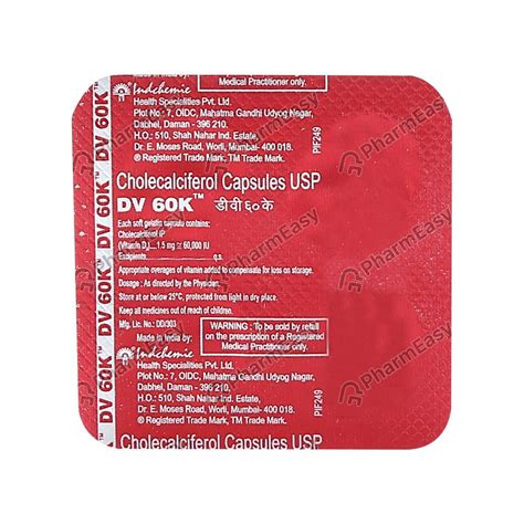 Dv 60000 IU Capsule 4 Uses Side Effects Price Dosage PharmEasy