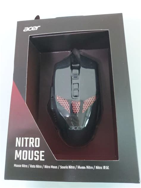 Acer Nitro Mouse, Gaming Mouse, in box, Computers & Tech, Parts ...