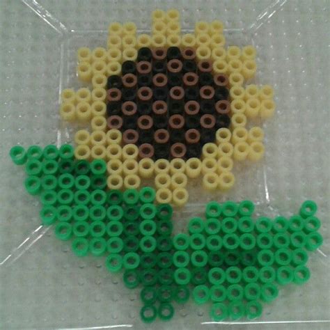 Top Imagen Hama Beads Girasol Abzlocal Mx