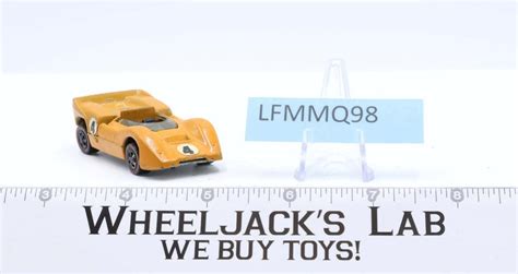 Mclaren M A Spectraflame Orange Redline Hot Wheels Mattel Vintage Rl Wheeljack S Lab