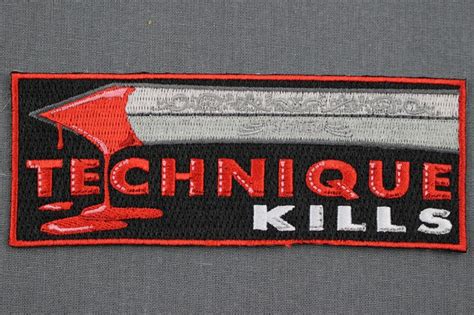 Jiu Jitsu BJJ Gi Patch TECHNIQUE KILLS Jiu Jitsu Gift Iron-on Christmas ...