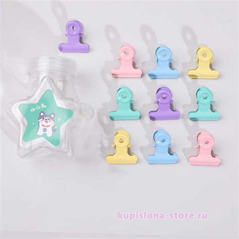 Купить Набор зажимов для бумаг «Color» в Москве по низким ценам ...