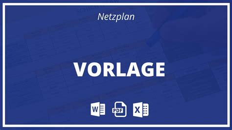 Netzplan Vorlage Word Excel Pdf