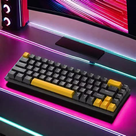 Keyboard Keys Hot Swappable Anti Ghosting Wired Wireless Bt Mini Rgb Green Switch Gaming