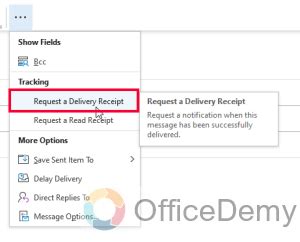 How To Add Read Receipt In Outlook Get Read And Delivery Receipts