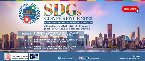 SDGs CONFERENCE 2023 The Journalists And Writers Foundation JWF