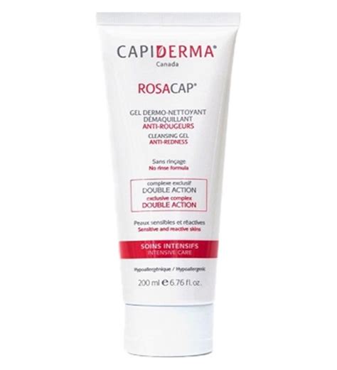 Capiderma Rosacap gel derme nettoyant démaquillant anti rougeurs