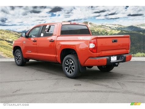 2016 Inferno Orange Toyota Tundra Sr5 Crewmax 4x4 111891314 Photo 3