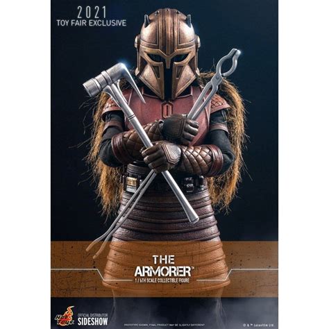 The Armorer TMS Toy Fair Hot Toys Star Wars The Mandalorian