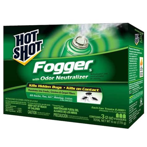 Hot Shot 2 Oz Indoor Fogger With Odor Neutralizer Insect Killer HG 20137 1 The Home Depot