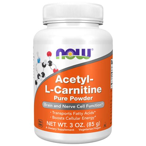 Now Foods Acetil L Carnitina En Polvo Mg G Funci N De Las