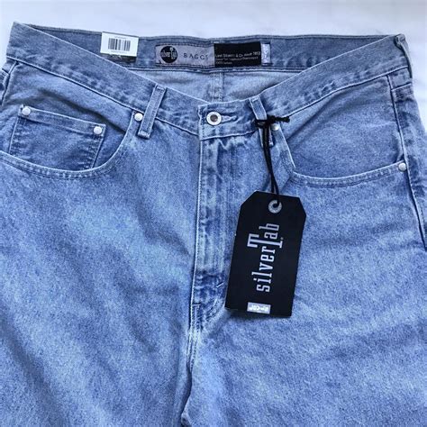 Levis Silvertab Baggy Jeans Light Blue Wash 34 Depop