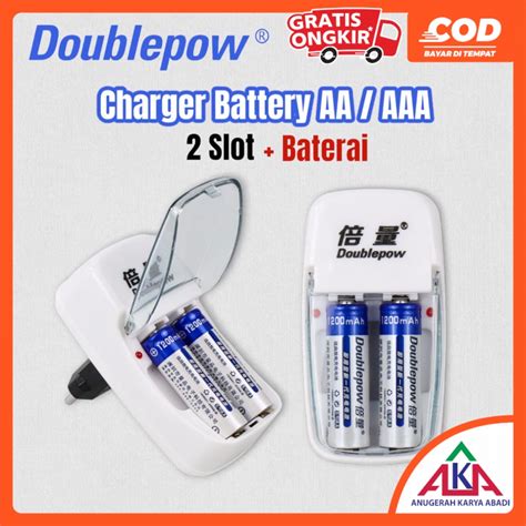 Jual DOUBLEPOW Charger Baterai 2 4 6 8 Slot For AA AAA Baterai