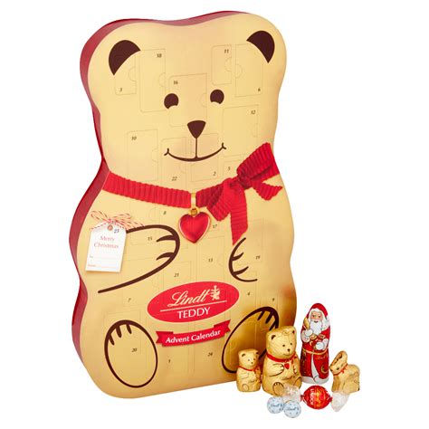 Advent Calendars Celebrations & Occasions LINDT TEDDY MILK CHOCOLATES ...