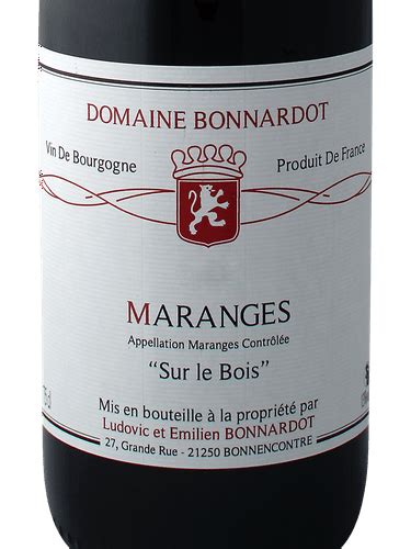 Bonnardot Sur Le Bois Maranges Vivino France