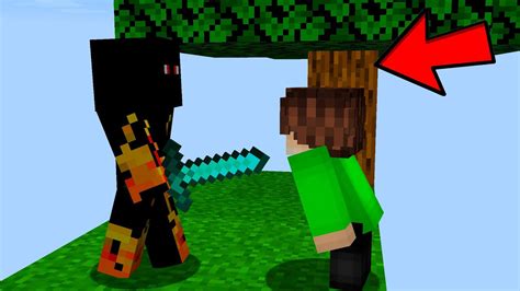 MEU AMIGO TENTOU ME ASSASSINAR EM APENAS UM BLOCO NO MINECRAFT