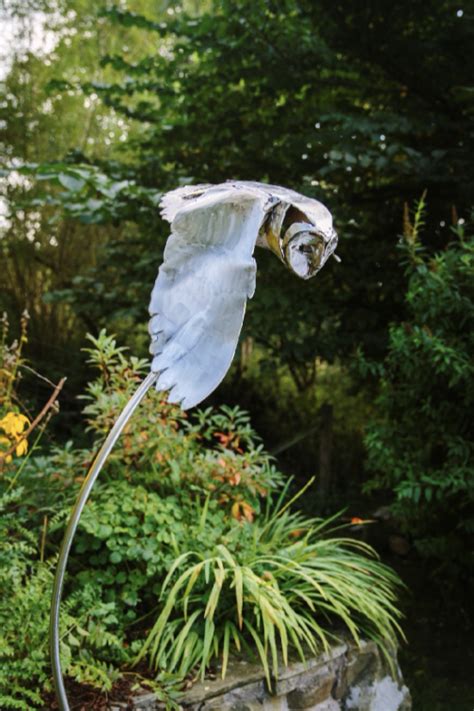 Hunting Barn Owl By Clare Bigger Stainless Steel 3 500 Cotswold