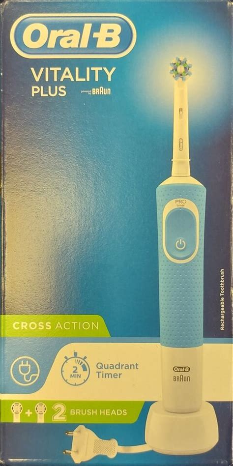 Oral B Vitality Plus Crossaction Electric Toothbrush Ebay