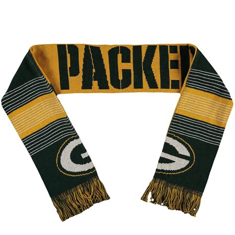 Green Bay Packers Split Logo Reversible Scarf