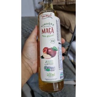 Vinagre Orgânico De Maça Fazenda São Roque 500ml Shopee Brasil