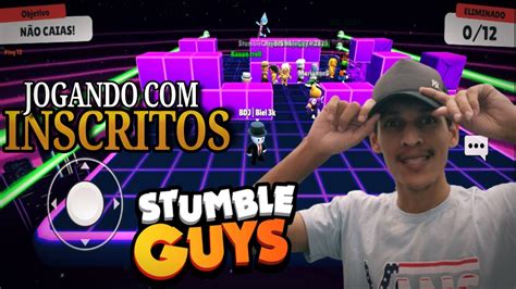 Live Stumble Guys Ao Vivo Jogando Inscritos Stumble Guys