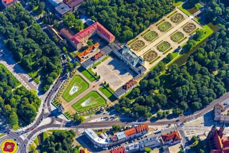 Białystok z lotu ptaka Pałac Branickich POLAND ON AIR