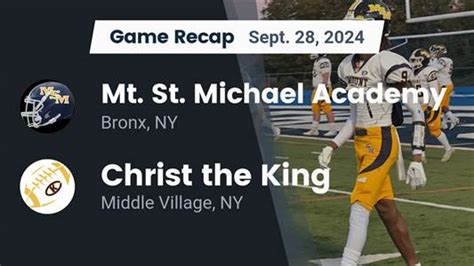 Football Recap Mt St Michael Academy Piles Up The Points Against