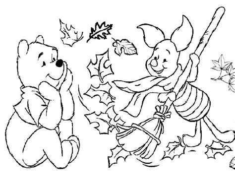 Fall Coloring Pages For Preschoolers