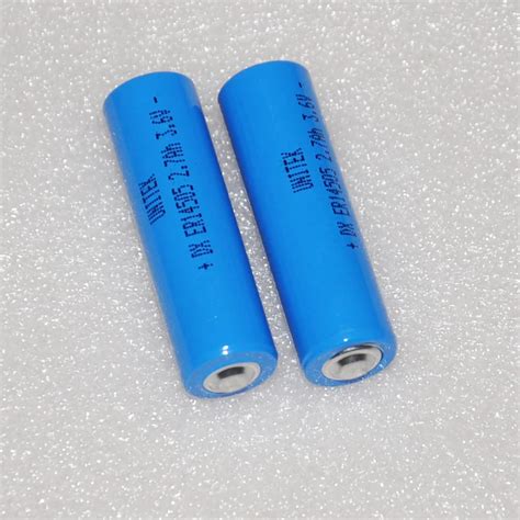 Pcs V Er Lisocl Battery Er Aa Lithium Cell