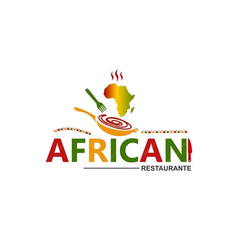 Premium Vector African Restaurant Logo Design Art