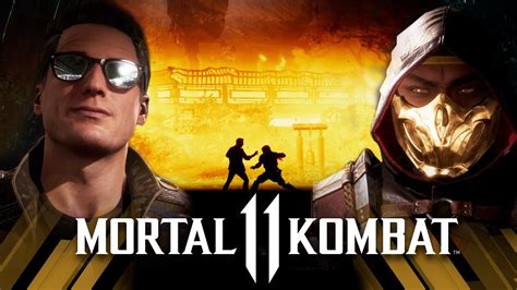 Mortal Kombat Johnny Cage Vs Scorpion Very Hard Youtube