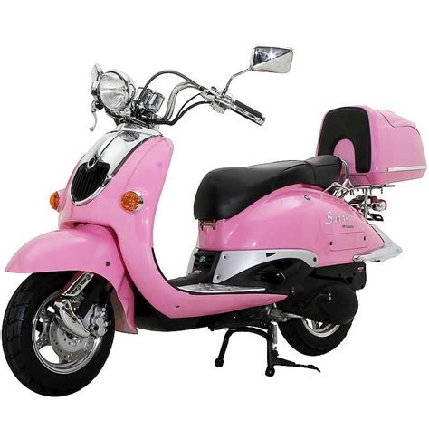 Pink Gas Moped