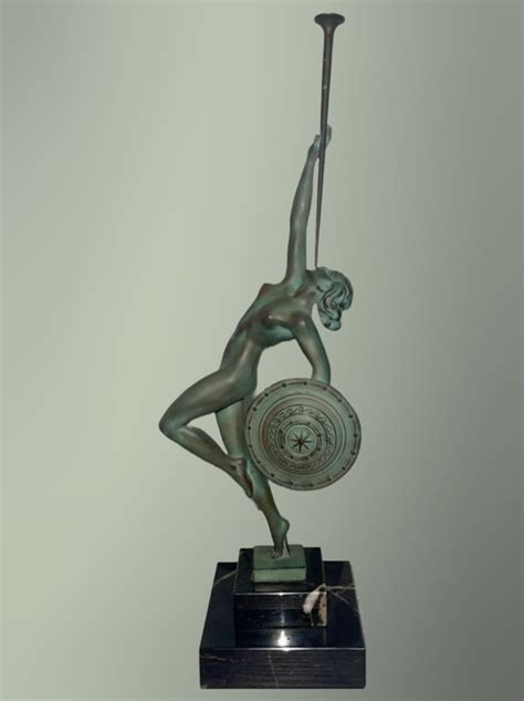 Raymonde Guerbe Max Le Verrier Art Deco Sculpture Naked Catawiki