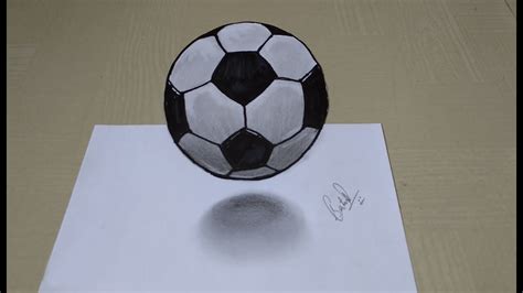 How To Draw A 3d Soccer Ball