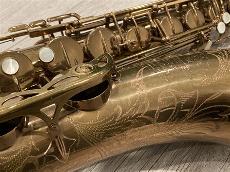 selmer mk vi tenor xxx  year rarity horned toad