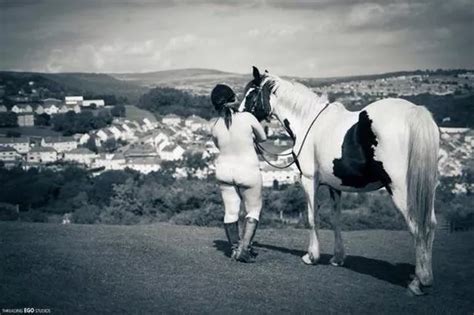 In Pictures Woman Behind Naked Horse Riding Campaign Speaks Out After